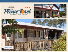 Tablet Screenshot of campingpleineforet.com